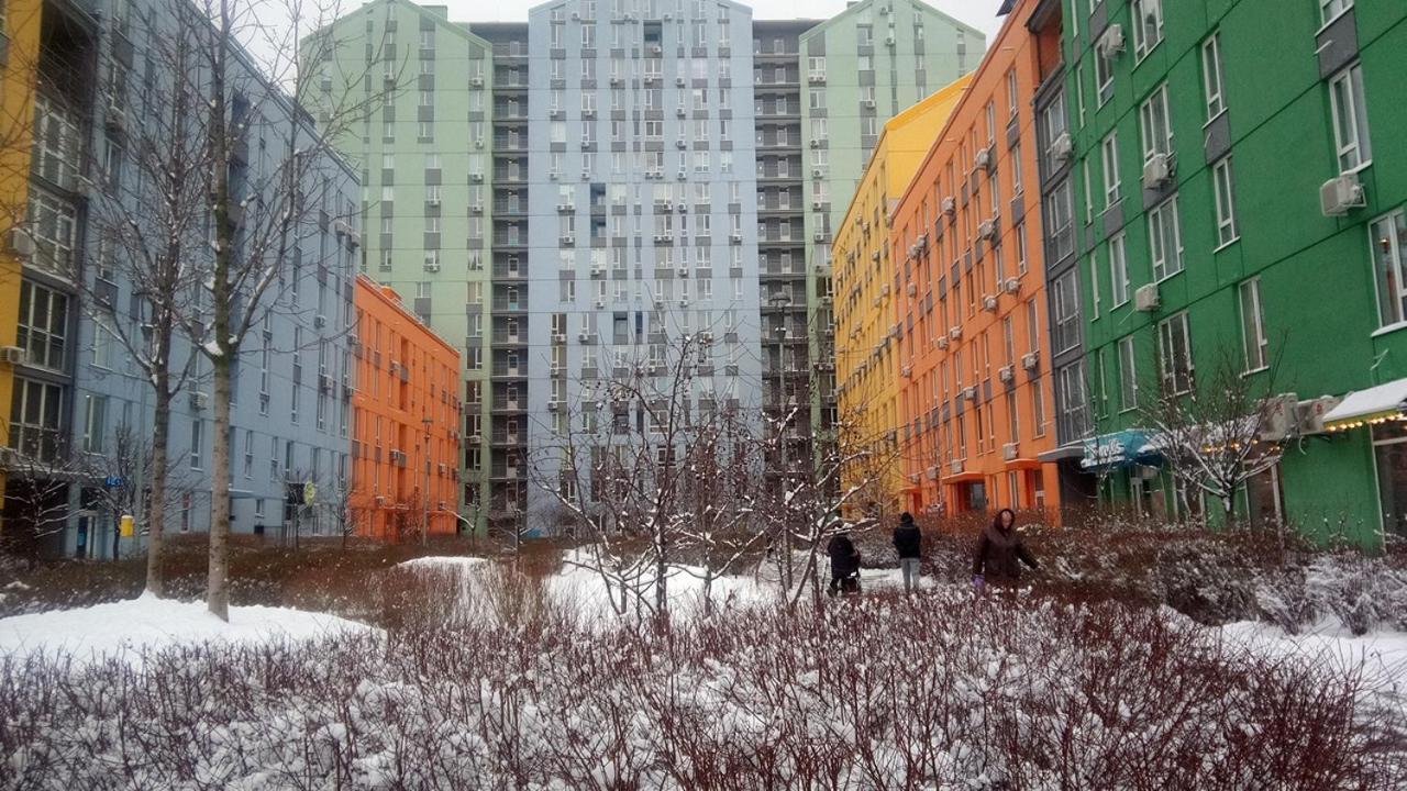 Georgeous Bright Studio In A Bright Residential Complex Comfort Town Кт-08 Kiev Exterior foto